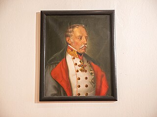 Ve fondech Vlastiv�dného muzea v Olomouci se nachází portrét mar�ála Radeckého...