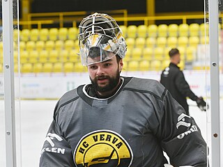 Hokejový branká� �imon Zají�ek, který má v NHL smlouvu s Bostonem, v lét�...