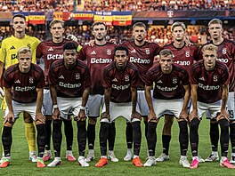 Brian Priske, trenér Sparty, vyslal do úvodního duelu 3. p�edkola Ligy mistr�...