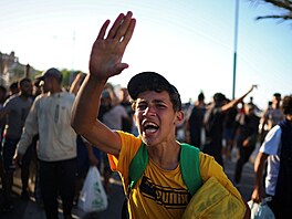 St�ety mezi migranty a policií ve �pan�lské Ceut� (2. srpna 2026)