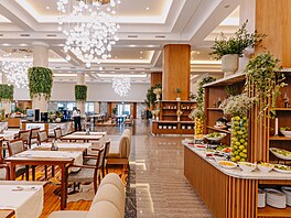 Snídan� v restauraci Czerwona