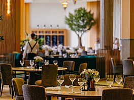 Komplex nabízí �ty�i tematické restaurace, kde �éfkucha�i p�ipravují pokrmy z...