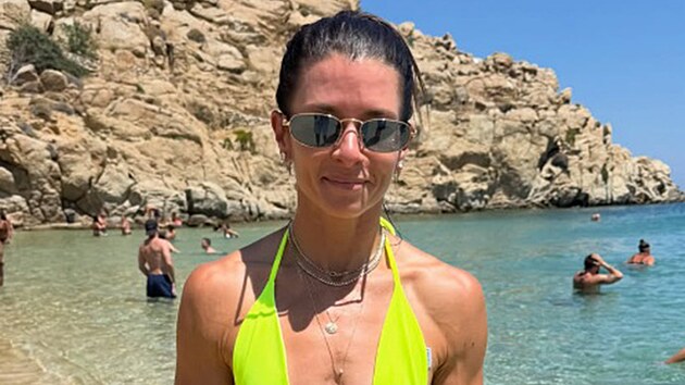 Danica Patricková b�hem dovolené, léto 2026