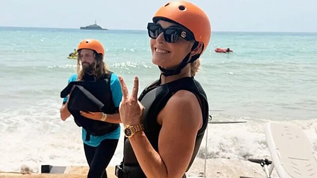 Lindsey Vonnová si u�ívá dovolenou na Francouzské rivié�e.