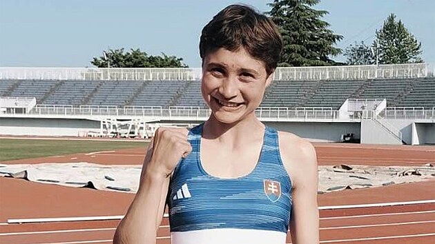 Anna �vr�ek. je vycházející hv�zdou slovenské atletiky