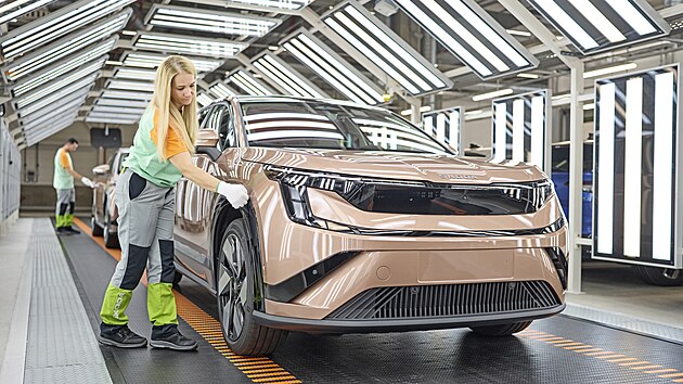 �koda Auto zah�jila v�robu nov�ho
modelu Peaq v Mlad� Boleslavi (6. srpna 2026).