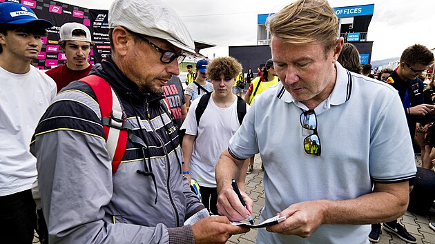 Most, 1. 8. 2026, Autodrom Most, Racing Journal Speed Fest. Legenda Mika H�kkinen se podepisuje.