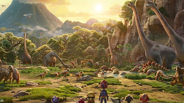 Z filmu Tlapkov� patrola: Dinosau�� film