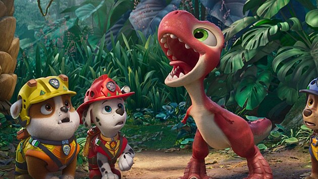 Z filmu Tlapkov� patrola: Dinosau�� film