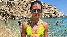 Danica Patricková b�hem dovolené, léto 2026. Snímek, který vyvolal ostrou vlnu...