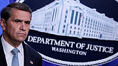 Americký ministr spravedlnosti Todd Blanche ve Washingtonu (5. srpna 2026)
