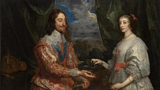 Van Dyck�v Portrét Karla I. a jeho man�elky Henrietty Marie pat�í vedle...