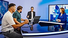 Hosty po�adu iDNES Lounge na téma �Vzd�lávání a firemní rozvoj� jsou (zleva)...