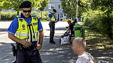 Strá�níci provád�jí bezpe�nostní kontroly na Praze 13. (31. �ervence 2026)