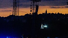 Na Letné vrcholí p�ípravy na koncert Marka Ztraceného. Ve �tvrtek ve�er se...