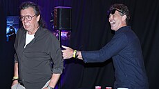 Richard Genzer a Jaromír Jágr na koncert� Marka Ztraceného (7. srpna 2026)