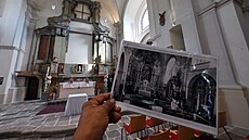 So�ka v minulosti zdobila postranní oltá� klá�terního kostela v Ostrov�.