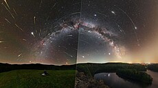 �ím dále od m�st a zdroj� sv�telného zne�i�t�ní se pozorovatel nachází, tím...
