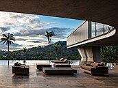 Rodinná rezidence Casa Xingu stojí v Nova Lima, v brazilském stát� Minas...