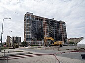 Demolice torza 34. budovy v ba�ovském areálu ve Zlín�. (10. srpen 2026)