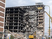 Demolice torza 34. budovy v ba�ovském areálu ve Zlín� (10. srpaa 2026)