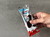 Kinder Pingui se prodává za 24,90 korun, p�esto�e je jen o dva gramy v�t�í ne�...