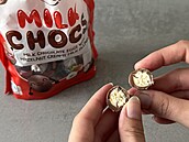 Nejvíce nás pot�ily Milk Chocs od zna�ky Choco�la z Penny. Balení o hmotnosti...