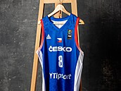 Modrá varianta dres� pro �eskou basketbalovou reprezentaci od firmy Peak. Tento...