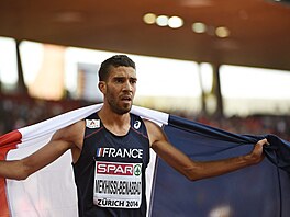 Francouzský atlet Mahiedine Mekhissi-Benabbad v roce 2014