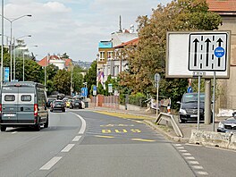 Trasa autobusu linky 145, který spojí Prahu 6 a Prahu 8 jízdou tunelem Blanka...