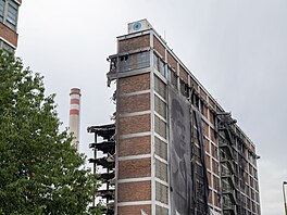 Demolice torza 34. budovy v ba�ovském areálu ve Zlín�. (10. srpen 2026)