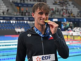 Miroslav Knedla se zlatou medailí z ME v Pa�í�i.