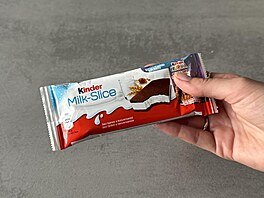 Kinder Mlé�ný �ez se prodává v balení 28 gram� za 19,90 korun. Výrobce na...