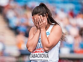 Nikol Tabačková je nespokojená se svým výkonem v kvalifikaci mistrovství Evropy...