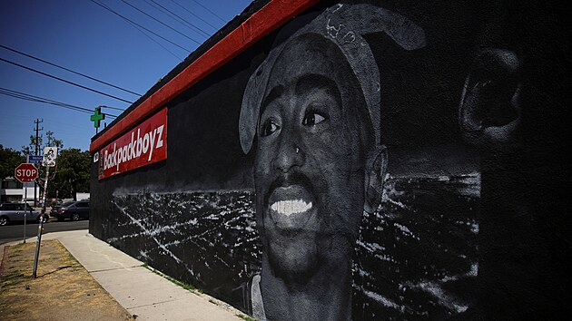 Tupac Shakur na malb� v Los Angeles v Kalifornii (2026)