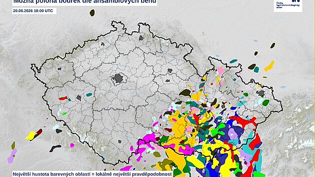 �HM� varuje p�ed no�n�mi bou�kami a siln�m v�trem. (19. srpna 2026)