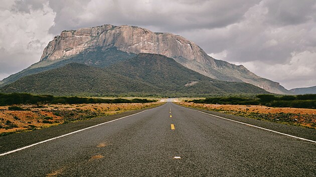 Stolov� hora Mount Ololokwe na severu Keni. (26. ledna 2023)