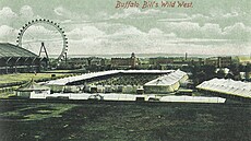 Aréna pro show po�ádající spole�nosti Buffalo Bill�s Wild West, která se v Brn�...