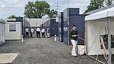 Areál nového bateriového úlo�i�t� spole�nosti TGA Central v ostravských...