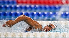 Barbora Seemanová b�hem semifinále dvoustovky.