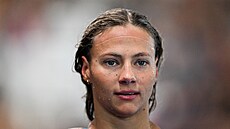 Barbora Seemanová krátce po hladkém postupu do finále na trati na dv� st� metr�.