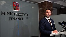 Ministr �ivotního prost�edí Igor �ervený po jednání o novém rozpo�tu