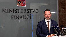 Ministr �ivotního prost�edí Igor �ervený po jednání o novém rozpo�tu