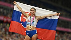 Slovenka Emma Zapletalová slaví titul mistryn� Evropy v b�hu na 400 metr�...