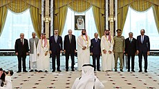 Turecký prezident Recep Tayyip Erdogan, saúdskoarabský korunní princ Muhammad...