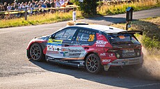 Posádka Girtofan - Pulpea na trati Barum Czech Rally.