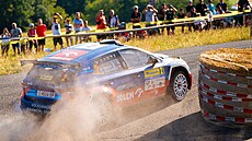 Polská posádka Marczyk - Gospodarczyk b�hem Barum Czech Rally.