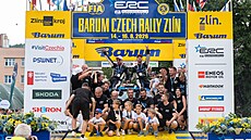 Nejlep�í posádka Barum rally � Adam B�ezík a Zden�k B�lák
