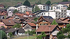 Vesnice Lungern ve �výcarsku (10. srpna 2026)