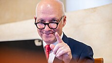 Pavel Fischer na jednání Senátu 19. srpna 2026